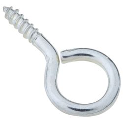National Hardware 0.10 in. D X 1-3/16 in. L Zinc-Plated Steel Screw Eye 10 lb. cap. 10 pk