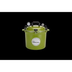 All American 1930 Cast Aluminum Pressure Canner 21.5 qt Green