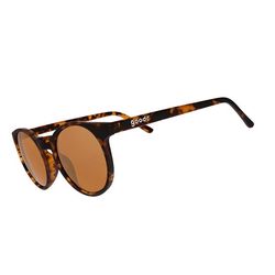 goodr Circle G - Nine Dollar Pour Over Sunglasses Unisex Brown Frame Brown Lens
