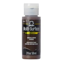 FolkArt Satin Real Brown Hobby Paint 2 oz