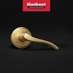 Kwikset Sedona Transitional Satin Brass Half-Dummy Lever