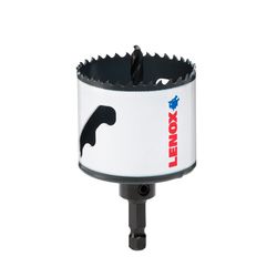 LENOX Speed Slot 2-1/2 in. Bi-Metal 1.5 in. L Hole Saw Arbor Included