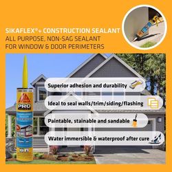 Sika Pro Select White Polyurethane All Purpose Construction Sealant 10.1 oz