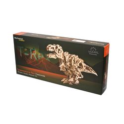 UGears Tyrannosaurus Rex Mechanical Model Kit Tan 249 pc