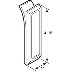 Prime-Line 3.25 in. L Natural Clear Acrylic Door Pull