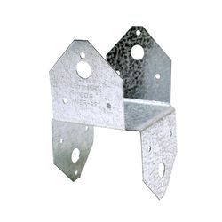 Simpson Strong-Tie 2.5 in. H X 5.5 in. W 18 Ga. Galvanized Steel Half Base