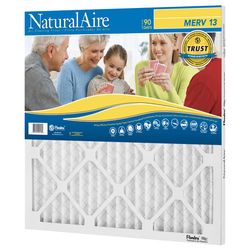 NaturalAire 20 in. W X 20 in. H X 1 in. Synthetic 13 MERV Pleated Air Filter 1 pk