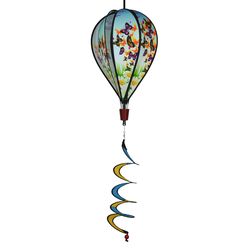 In The Breeze Multicolored Polyester 46 in. H X 11 in. W Butterfly Swarm Balloon Spinner