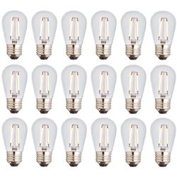 Newhouse Lighting S14 E26 (Medium) LED Bulb Clear 11 Watt Equivalence 18 pk