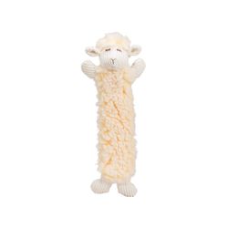 HuggleHounds Fluffer Long & Lovelie Louise Lamb Dog Toy 1 pk