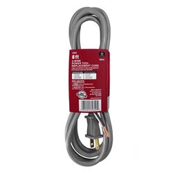Ace 16/2 SJTW 125 V 8 ft. L Appliance Cord