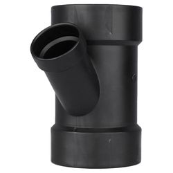 Charlotte Pipe 4 in. Hub X 4 in. D Hub ABS Wye