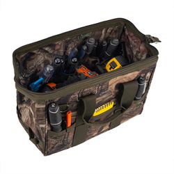 Bucket Boss 16 in. W X 12 in. H Polyester Tool Bag 16 pocket Camo