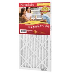 NaturalAire 14 in. W X 20 in. H X 1 in. Synthetic 10 MERV Pleated Microparticle Air Filter 1 pk