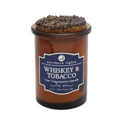 Northern Lights Spirit Jars Brown Whiskey And Tobacco Scent Frangrance Candle