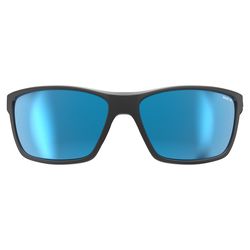 BEX Sunglasses Sunglasses Unisex Black Frame Sienna/Blue Lens Polarized