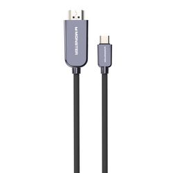 Monster Just Hook It Up USB Type C Plug to HDMI Adapter 1 pk