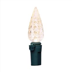 Celebrations Classic LED C6 Warm White 300 ct String Christmas Lights 74.5 ft.