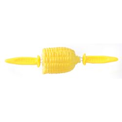 Harold Import Yellow Silicone Corn Skewers