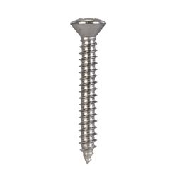 HILLMAN No. 8 Ga. X 1-1/4 in. L Phillips Oval Head Sheet Metal Screws 100 pk