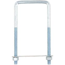 Hampton 3/8 in. X 3-5/8 in. W X 7 in. L Coarse Zinc-Plated Steel Lumber Size Square Bend U-Bolt