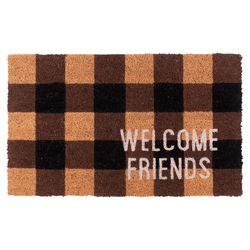KAF Home 17 in. W X 30 in. L Multi-Color Coir Door Mat