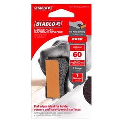 Diablo 5 in. L X 3 in. W X 1 in. 60 Grit Medium Large Flat Edge Sanding Sponge