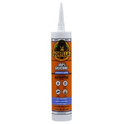 Gorilla White Silicone Window and Door Sealant 10 oz
