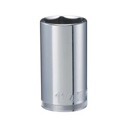 DeWalt 1-1/4 in. X 1/2 in. drive SAE 6 Point Deep Socket 1 pc