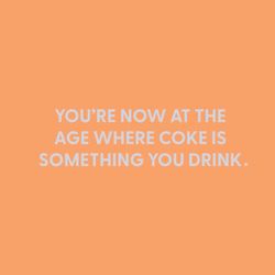 Chive You're now at the age where coke is something you drink. Blank Greeting Card