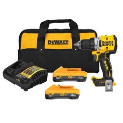 DEWALT 20V MAX XR 1/2 in. Brushless Cordless Drill/Driver Kit (Battery & Charger)