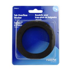Plumb Pak Rubber Universal in. Beveled Tub Overflow Washer 1 pk