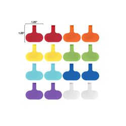 Wrap-It Assorted Polyethylene Cable Labels