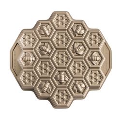 Nordic Ware 12. in. W X 12 in. L Honeycomb Pull Cakelet Pan Toffee 1 pc