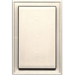 Builders Edge 12 in. H X 1-1/2 in. L Prefinished Sandstone Beige Vinyl Mounting Block