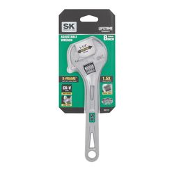 SK Tools Arrow Fastener Wide Jaw Adjustable Wrench