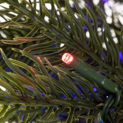 Holiday Bright Lights 6 ft. Pencil LED 1150 ct Emerald Pine Sparkle Christmas Tree
