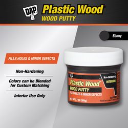 DAP Plastic Wood Ebony Wood Putty 3.7 oz