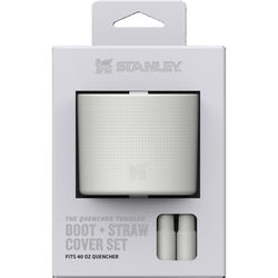 Stanley Boot And Straw Topper 0 oz Pale Stone BPA Free Boot and Straw Cover Set