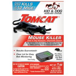 Tomcat Bait Station and Bait Blocks For Mice 1 oz 1 pk