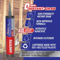 Loctite Power Grab Ultimate Construction Adhesive 9 oz