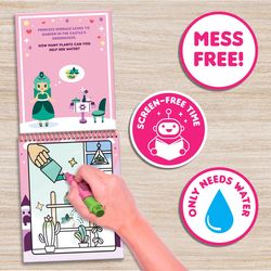 Scentco Water Magic Unicorn & Castle Activity Book Multicolored 1 pc