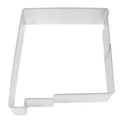 R&M International Corp 3 in. W X 4 in. L New Mexico State Cookie Cutter Silver 1 pc