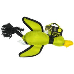 Hyper Pet For Dog Green Fabric Mini Duck Flyer Dog Toy Medium 1 pk
