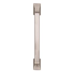 Amerock Transitional Arch Cabinet Pull 3-3/4 in. Satin Nickel Silver 1 pk