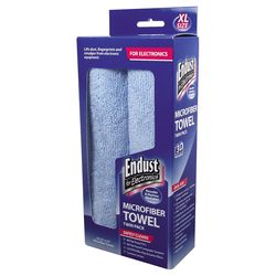 Endust Microfiber Screen Wipes 15 in. W X 15 in. L 2 pk