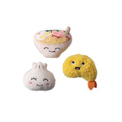 Pet Shop by Fringe Studio For Dog Assorted Plush Soy Into You Dog Toy 1 pk