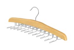 Whitmor 6 in. H X 5 in. W X 17-1/8 in. L Wood Non-Slip Tie/Belt Organizer