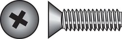 HILLMAN No. 8-32 Ga. X 2-1/2 in. L Phillips Flat Head Zinc-Plated Steel Machine Screws 100 pk