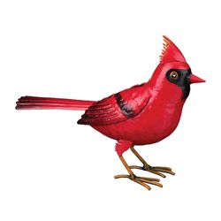 Regal Art & Gift Black/Red Metal 6.75 in. H X 9.25 in. L Outdoor Decoration